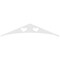 Ekena Millwork Pitch Winston Architectural Grade PVC Gable Pediment, 60"W x 12 1/2"H x 1"P (5/12) GPP060X013X100WIN - alternate 2